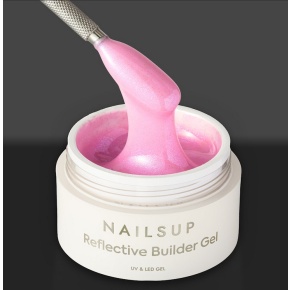 Reflective Aufbaugel NAILSUP 11 – UV/LED Glitzer Gel 15 mL