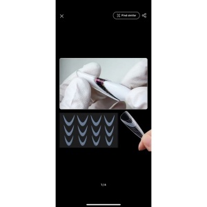 Sabloane NailsUp pentru tipsuri reutilizabile, french de interior