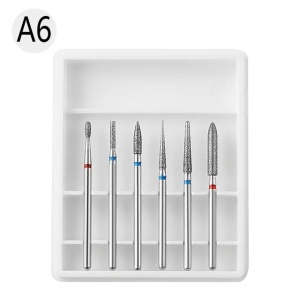 Set Mit 6 Weissen Fräserenden - A6