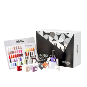 Shellac Box - Infinity Silver NailsUp + Katalog als Geschenk