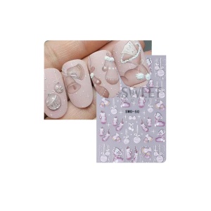 Sticker pentru unghii Nail art Christmas SWO-50