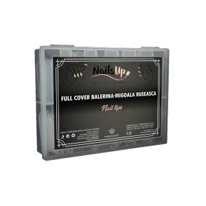 Dual Tips NailsUp Full Cover Balerina-Russian Mandel