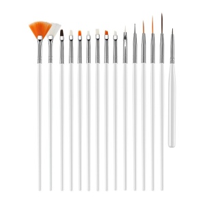 Nagelbürsten 15er Set Weiss St