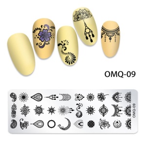 Nail Art Metallische Form - Omq-09