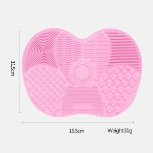 Pad Silicon Pentru Curatarea Pensulelor si Ustensilelor de Make up in Diverse Culori - Img 2