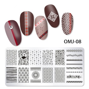 Rechteckige Metallform - OMJ-08