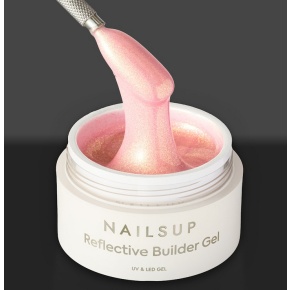 Reflective Aufbaugel NAILSUP 08 – UV/LED Glitzer Gel 15 mL