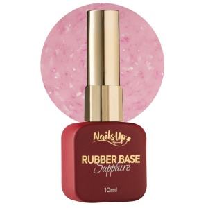 Rubber base NailsUp Sapphire Flakes 4 10ml