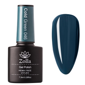 Semipermanenter Nagellack Zolla - Hema Free - Cold Green 046 - 7.3ml