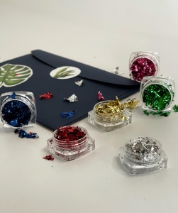 Set mit 6 Nageldekorationsfolien