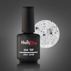 Top Coat Egg Shiny Silver - 13g Nailsup