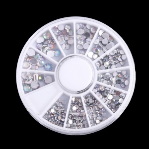 Disc Pietricele Nail Art - Silver