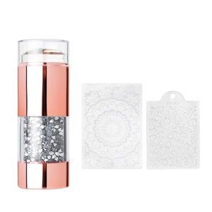 Doppelter Kristallstempel - SILBER