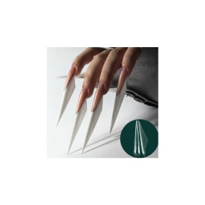 Dual Tips NAILSUP Extreme Full Nails Form 01 – Dual Forms Stiletto pentru Gel UV, Polygel & Acrylgel - Img 3