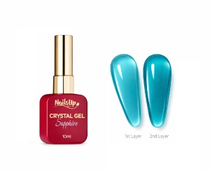 Gel Crystal Glass Nailsup Blue 04 10ml