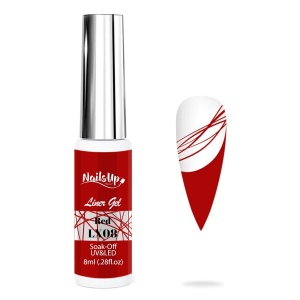 Liner Gel Red LX08 NailsUp 8 ml