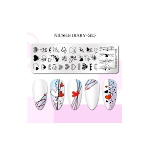 Matrita metalica stampila Nicole Diary S15