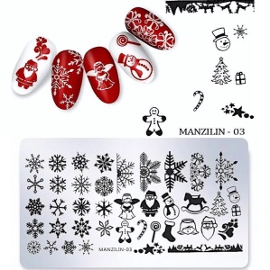Metallische Nagelform, Manzilin-03