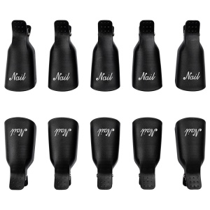 NAGELCLIPS SET 10 STÜCK - SCHWARZ