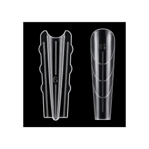 NAILSUP Dual Fit Sandwich Tips – Ballerina (Coffin) Dual Forms, 180 Stück, Wiederverwendbar - Img 2