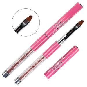 Pensula unghii gel limba pisica NailsUp Pink nr 4