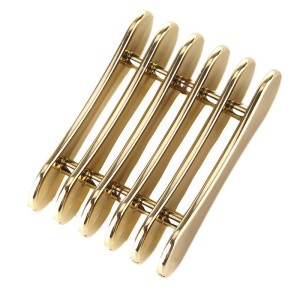 Pinselhalter 5 Fächer Gold