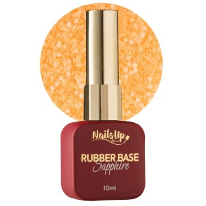 Rubber base NailsUp Sapphire Flakes 22 10ml