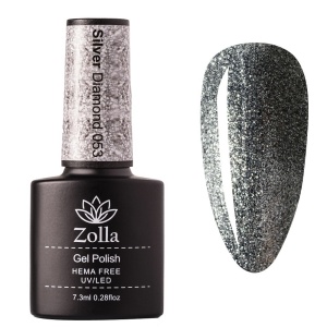 Semipermanenter Nagellack Zolla - Hema Free - Silver Diamond 053 - 7.3ml