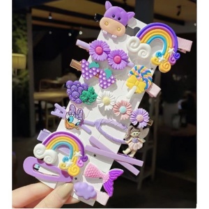 Set 14 Clame Par Multicolore pentru Copii - N4