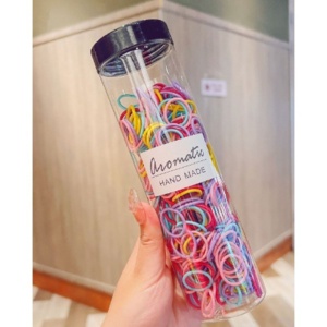 Set 300 Elastice pentru Par Multicolore