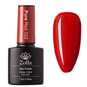 Shellac Zolla 022- Pure Red - Hema Free- 7.3ml