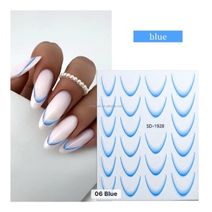Sticker French Ombre Blue SD1928