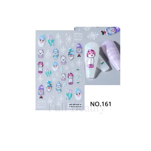 Sticker pentru unghii nail art Christmas 161