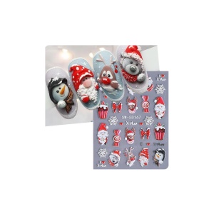 Sticker pentru unghii nail art Christmas SWO-5D167