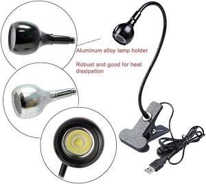 UV-LED-Lampe, 3W mit Clip-On Befestigung - Img 2