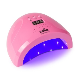Zolla SUN ONE LED/UV Nagellampe – 48 W, Rosa | Schnelle & gleichmäßige Aushärtung