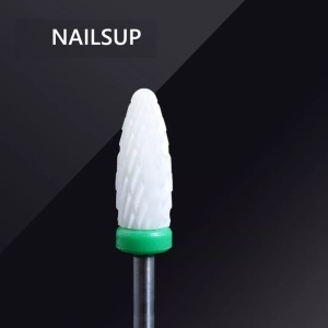 Capat de freza NailsUp Ceramica Indepartare gel Verde 6.0mm