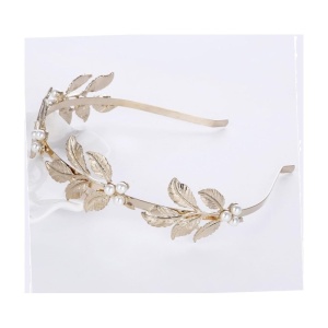 Coronita Aurie Model Frunze si Perle