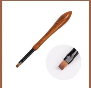 Flat Brush Nr 6 NailsUp für Maniküre - HL-08 - Img 2