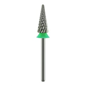 Fräseraufsatz NAILSUP Karbid Kegelförmig Under Refill Grün 6,0 mm