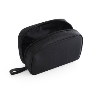 Kosmetik-Organizer-Tasche, schwarz