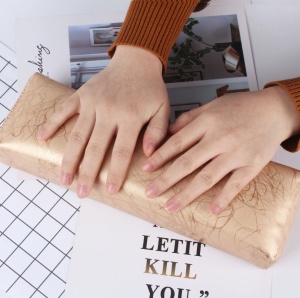 Ökologische Maniküre-handstütze Aus Leder