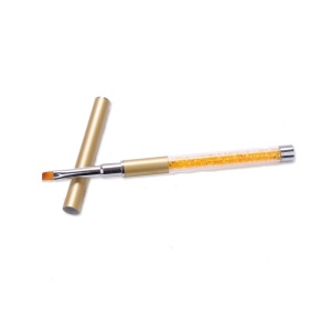 Pinsel für Gelnägel, Cristale Gold, Stiftform Nr. 6