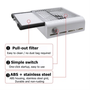 professioneller Staubsauger mit weiße Filter / 40 W - Img 3