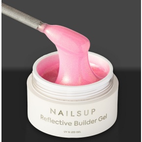 Reflective Aufbaugel NAILSUP 10 – UV/LED Glitzer Gel 50 mL