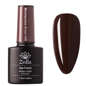 Semipermanenter Nagellack Zolla - Hema Free - Mochiaccino Brown 049 - 7.3ml