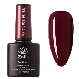 Semipermanenter Nagellack Zolla - Hema Free - Wine Red 029 - 7.3ml