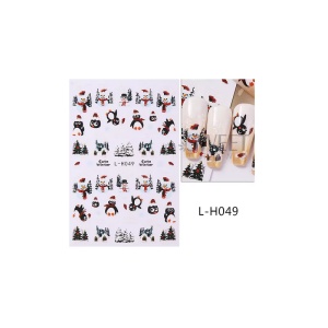 Sticker pentru unghii nail art Christmas LH-049