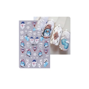 Sticker pentru unghii Nail art Christmas SWO-51