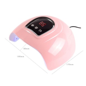 54W UV-LED Nagellampe mit 18 LEDs - Pink - Img 2
